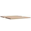 vidaXL Dessus de table 2 pcs 70x35x2,5cm rectangulaire bois pin massif
