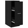 vidaXL Cabinet de Pharmacie Ch&ecirc;ne noir 30 x 41 x 77.5 cm