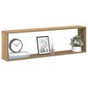 vidaXL &Eacute;tag&egrave;res cube murales 4 pcs ch&ecirc;ne artisanal 100x15x30 cm