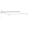 vidaXL Auvent r&eacute;tractable automatique avec LED marron 300x250 cm