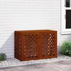vidaXL Housse de climatiseur Rouill&eacute; 100 x 50 x 70 cm Acier patin&eacute;