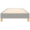vidaXL Cadre de lit gris clair 80x200 cm tissu
