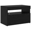 vidaXL Meuble TV 2 pcs Ch&ecirc;ne noir 200 x 36,5 x 40 cm Bois d'ing&eacute;nierie