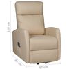 vidaXL Fauteuil Cappuccino Similicuir
