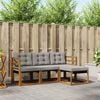 vidaXL Ensemble de canap&eacute;s d'ext&eacute;rieur 4 pcs Gris Naturel et Clair