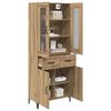 vidaXL Haut Armoire Montage mural Ch&ecirc;ne artisanal 69,5 x 34 x 180 cm