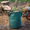 Nature Sac &agrave; d&eacute;chets de jardin rond 140 L vert