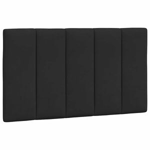 vidaXL Coussin de t&ecirc;te de lit Hanko noir 80 cm velours