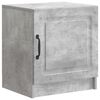 vidaXL Cabinet de chevet Gris b&eacute;ton 43 x 34,5 x 47 cm