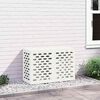 vidaXL Housse de climatiseur Blanc 90 x 40 x 60 cm Acier