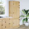 vidaXL Armoire avec &eacute;tag&egrave;re avec porte Miel 60 x 32 x 40 cm Pin massif