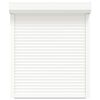 vidaXL Volet roulant aluminium 100x120 cm blanc