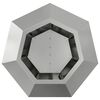 vidaXL Jardini&egrave;re 2 pcs Argent 50 x 50 x 40 cm Acier galvanis&eacute;