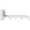 vidaXL Cadre de lit avec t&ecirc;te de lit sans matelas blanc 120x200 cm