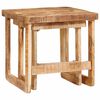 vidaXL Tables d'appoint Marron Bois de mangue massif