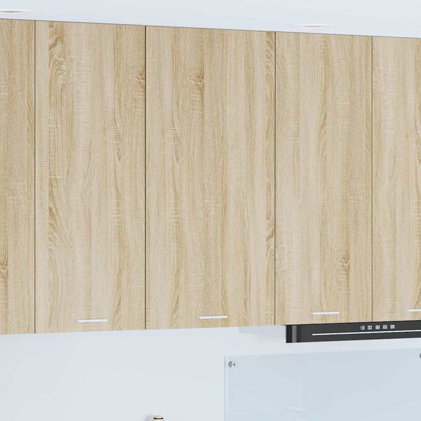 vidaXL Armoire suspendue Ch&ecirc;ne Sonoma et Blanc 50 x 31 x 100 cm