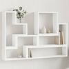 vidaXL &Eacute;tag&egrave;re murale blanc 96x12x64 cm bois d&rsquo;ing&eacute;nierie