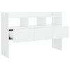 vidaXL Buffet Blanc brillant 105x30x70 cm Bois d&rsquo;ing&eacute;nierie