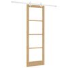 vidaXL Porte coulissante Naturel 78 x 232 cm