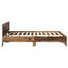 vidaXL Cadre de lit Bois Ancien 160 x 200 cm Bois d'ing&eacute;nierie
