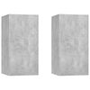 vidaXL Ensemble de meubles TV 4 pcs Gris b&eacute;ton Bois d'ing&eacute;nierie