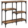vidaXL Table console Bois Ancien 80 x 29 x 75 cm Bois d'ing&eacute;nierie