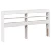 vidaXL Cadre de lit sans matelas blanc 90x200 cm bois de pin massif