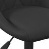 vidaXL Chaise de bureau Noir Velours