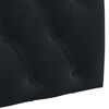 vidaXL T&ecirc;te de lit suspendue Noir 170 x 55 x 7 cm Velours