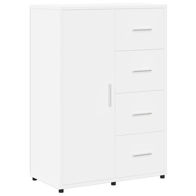 vidaXL Buffet blanc 60x31x84 cm bois d'ingénierie