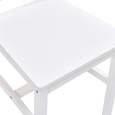 vidaXL Ensemble de salle à manger 7 pcs Pinède Blanc