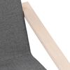 vidaXL Fauteuil de relaxation gris fonc&eacute; tissu