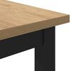 vidaXL table Ch&ecirc;ne artisanal 100 x 50 x 76,5 cm