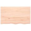 vidaXL &Eacute;tag&egrave;re murale 100x60x2 cm bois de ch&ecirc;ne massif non trait&eacute;