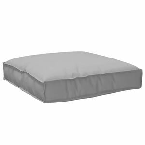 vidaXL Coussin Tissu Oxford Gris 80 x 80 x 12 cm