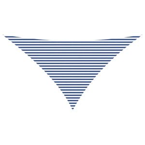 vidaXL Voile d'ombre Bleu et Blanc 7 x 5 x 5 m 100 % polyester Oxford