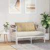 vidaXL Coussin de Dos Vert gris 100 x 50 cm Tissu en velours c&ocirc;tel&eacute;