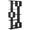 vidaXL Biblioth&egrave;que Ch&ecirc;ne noir 92 x 29 x 188 cm Bois d'ing&eacute;nierie