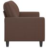 vidaXL Canap&eacute; &agrave; 2 places Marron 120 cm Similicuir