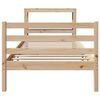 vidaXL Cadre de lit sans matelas 100x200 cm bois massif de pin