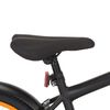 vidaXL V&eacute;lo d'enfant avec porte-bagages avant 18 pouces Noir et orange