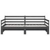 vidaXL Lit coulissant sans matelas gris 2x(80x200)cm