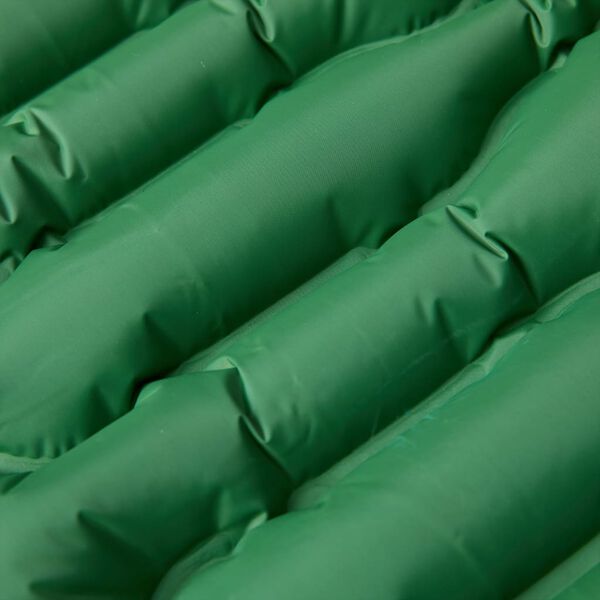 vidaXL Matelas de camping autogonflant avec oreiller 1 personne vert