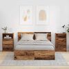 vidaXL Tables de chevet avec tiroir 2 pcs Bois Ancien 40 x 30 x 467 cm