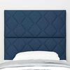 vidaXL T&ecirc;te de lit Bleu 100 cm tissu