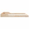 vidaXL Cadre de lit Marron 160 x 220 cm Pin massif