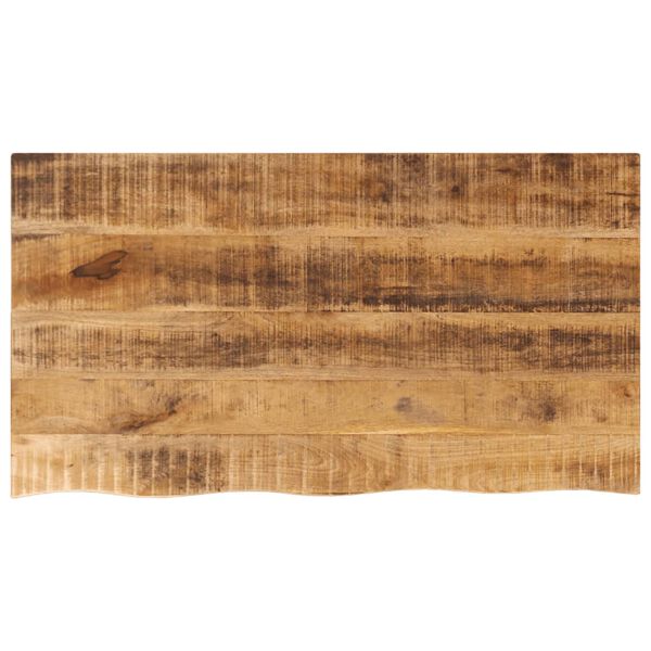 vidaXL Dessus de table 100x60x2,5cm bord vif bois massif manguier brut