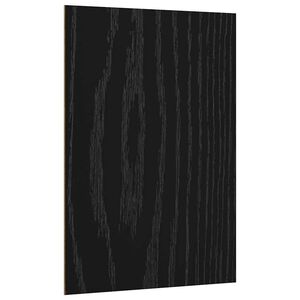 vidaXL Panneaux d&eacute;coratifs 12 pi&egrave;ces Ch&ecirc;ne noir 21 x 30 x 0,27 cm