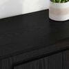 vidaXL Haut Armoire avec tiroir 3 pcs Ch&ecirc;ne noir Bois d'ing&eacute;nierie