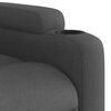 vidaXL Fauteuil inclinable en tissu gris fonc&eacute;